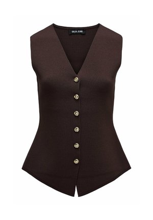 Salsa Jeans, SALSA JEANS WESTEN SLIM - Chaleco - marron