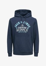 JACK & JONES Hoodie Herren - Regular Fit Mit Logo Print