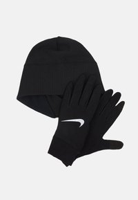 MEN'S RUN DRY HAT AND GLOVE SET - Rukavice - black/silver