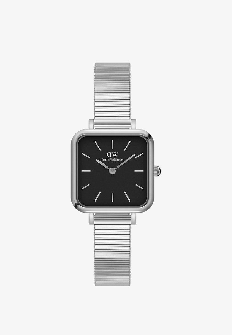 Daniel Wellington QUADRO STUDIO 22X22MM - WATCH - Hodinky - silver-coloured