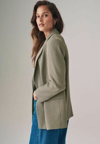 THE SET DOUBLE BREASTED PUPPYTOOTH REGULAR FIT  - Abrigo corto - brown