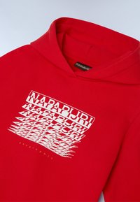 Napapijri MATS UNISEX - Felpa con cappuccio - red goji