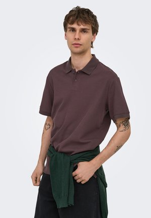 Only & Sons ONSBEN - Polo - raisin