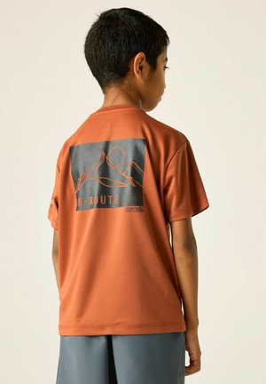 Regatta, REGATTA ALVARADO SHORT SLEEVED GRAPHIC T-SHIRT T-SHIRTS UNISEX - T-Shirt print - red