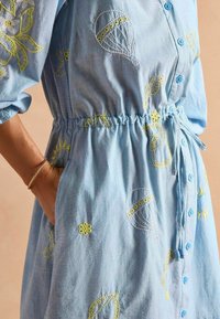 Tom Joule REGULAR FIT - JULIANA BRODERIE MIDI  - Särkkleit - blue