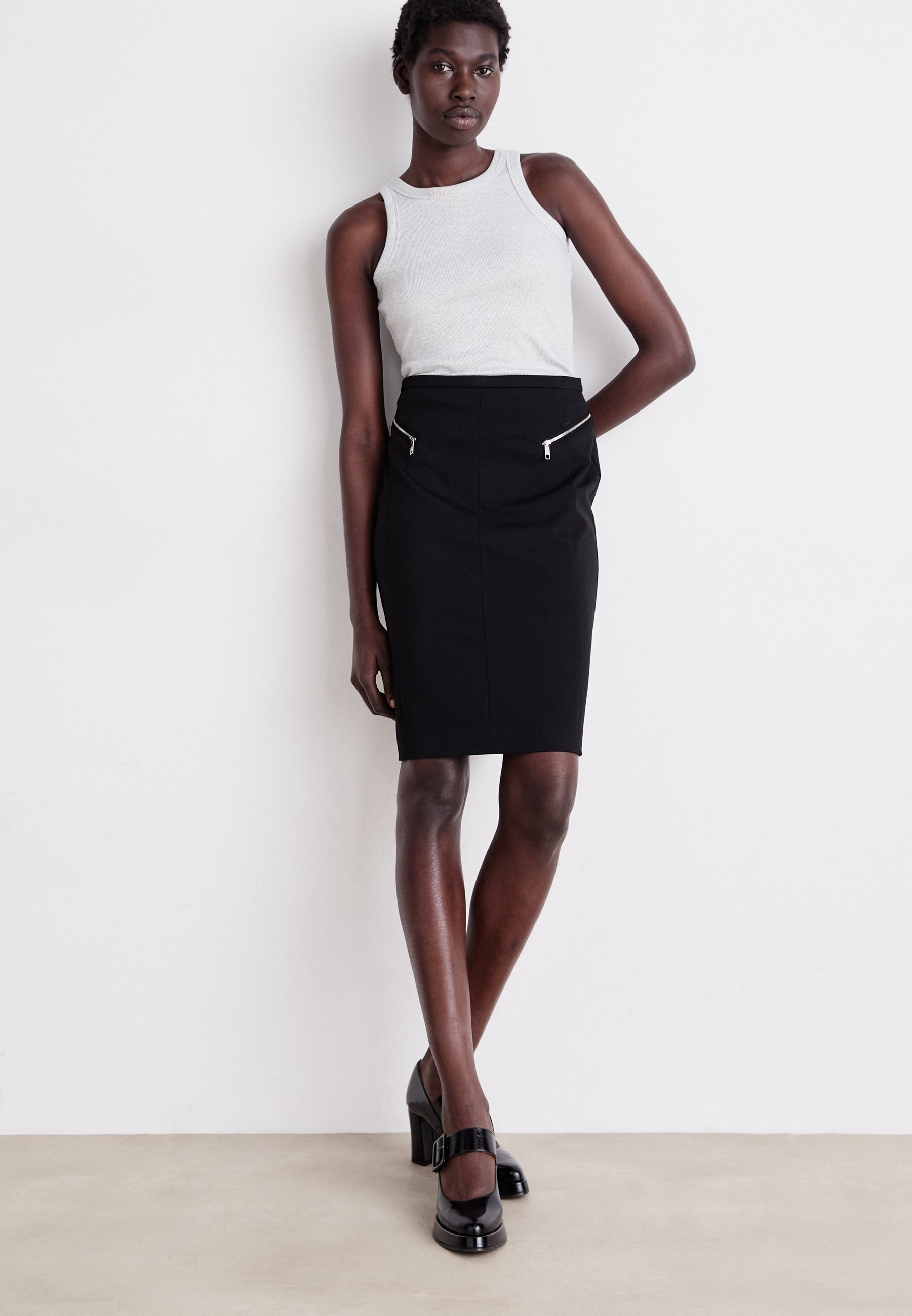 BOSS VOLMAR - Pencil skirt - black - Zalando.ie