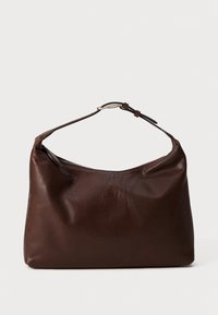 PILLOW SHOULDER BAG - Bolso de mano - dark brown
