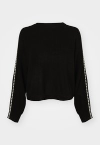 VMZORA O NECK - Jersey de punto - chocolate torte/birch