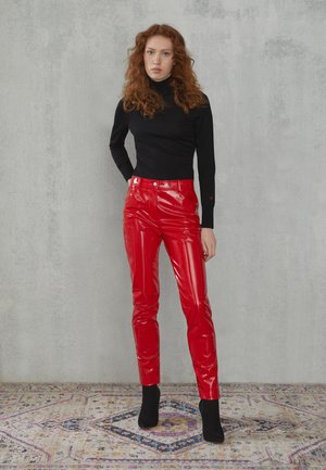 SKINNY TROUSER - Kalhoty - bright red