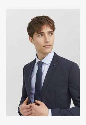 JACSOLID TIE - Tie - dark blue