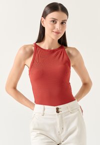Jimmy Key SLIM FIT HALTER NECK BASIC TOP - Top