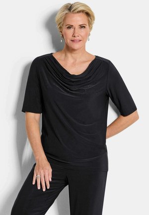 WASSERFALL MIT GLITZERSTEINEN - T-Shirt print - black
