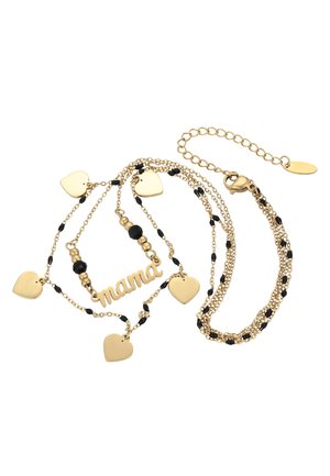 Colier - gold-coloured black