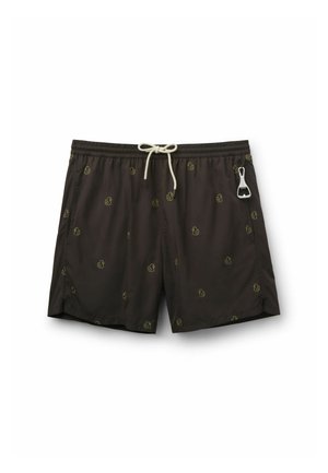 IUMAN Intimissimi, DUCK-EMBROIDERED WITH BOTTLE OPENER - Badeshorts - brown