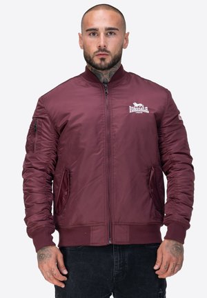 TERN HILL - Giubbotto Bomber - oxblood white