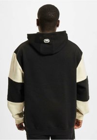 ecko unltd. Mikina s kapucí - black offwhite