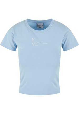 Karl Kani, SMALL SIGNATURE ESSENTIAL - Basic T-shirt - light blue