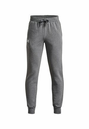 UNDER ARMOUR FLEECE BOTTOMS UA RIVAL FLEECE JOGGERS - Tracksuit bottoms - castlerock light heather (025)