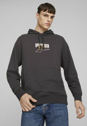 Puma DOWNTOWN  - Felpa con cappuccio - black