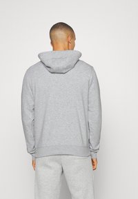 Kappa HOODED SWEATSHIRT SMALL LOGO - Jersey con capucha - high-rise melange