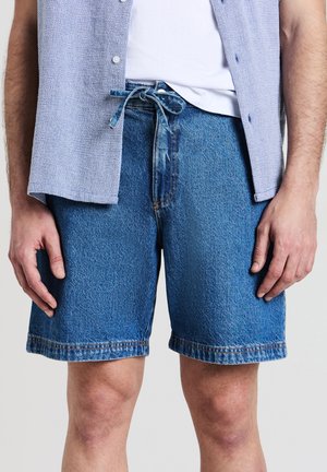 Denim shorts - blu denim medio
