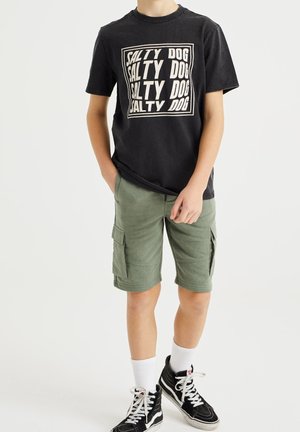 WE Fashion, Pantalon cargo - green