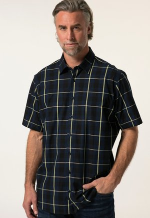 BOSTON PARK CHECK SHIRT, SHORT SLEEVE, KENT COLLAR, COMFORT FIT, UP TO 8XL - Hemd - navy blue