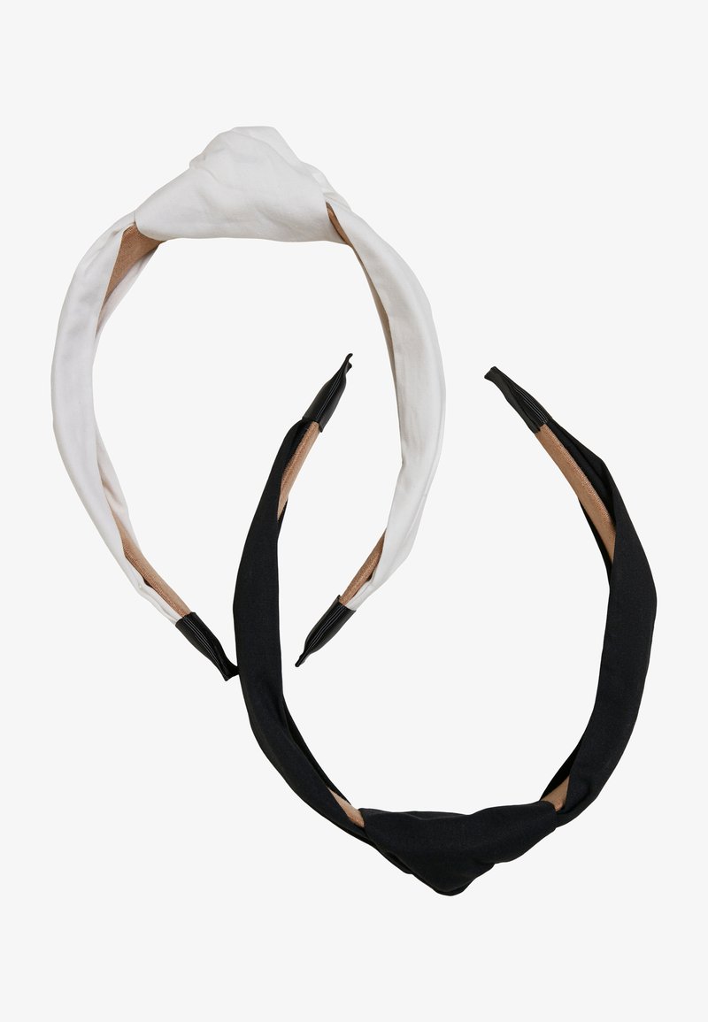 Urban Classics LIGHT WITH KNOT 2-PACK - Matu veidošanas piederums - black white