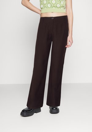 ONLY ONLEMERY LONG STRAIGHT PANT  - Παντελόνι - black coffee