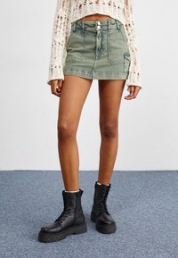 Roxy - ROLL WITH IT - Denim skirt - agave green Thumbnail Image 1