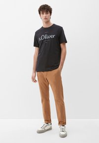 s.Oliver LOGO - T-shirt print - black placed print