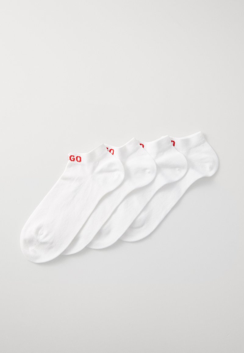 HUGO LOGO 4 PACK - Chaussettes - white