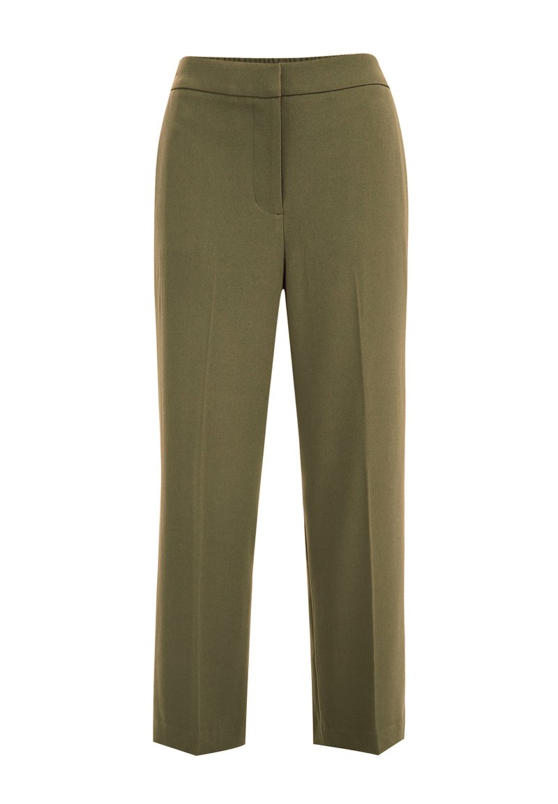 WE Fashion Broek donkergroen WE Fashion Broek donkergroen