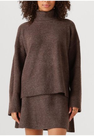 GWENDA - Trui - brown melange