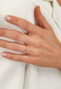 CHRIST Ring - weißgoldfarben