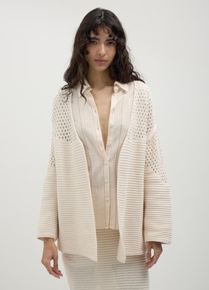 Calliope TRAFORATO  - Strickjacke - bianco