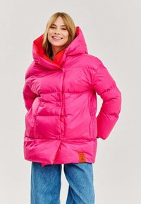 NAOKO DWUSTRONNA ALASKA BLISS - Zimní kabát - orange