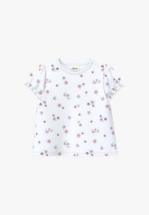 s.Oliver, T-SHIRT - T-Shirt print - weiß