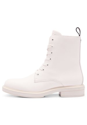 Botines con cordones - white