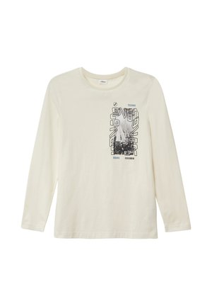 Langarmshirt - beige