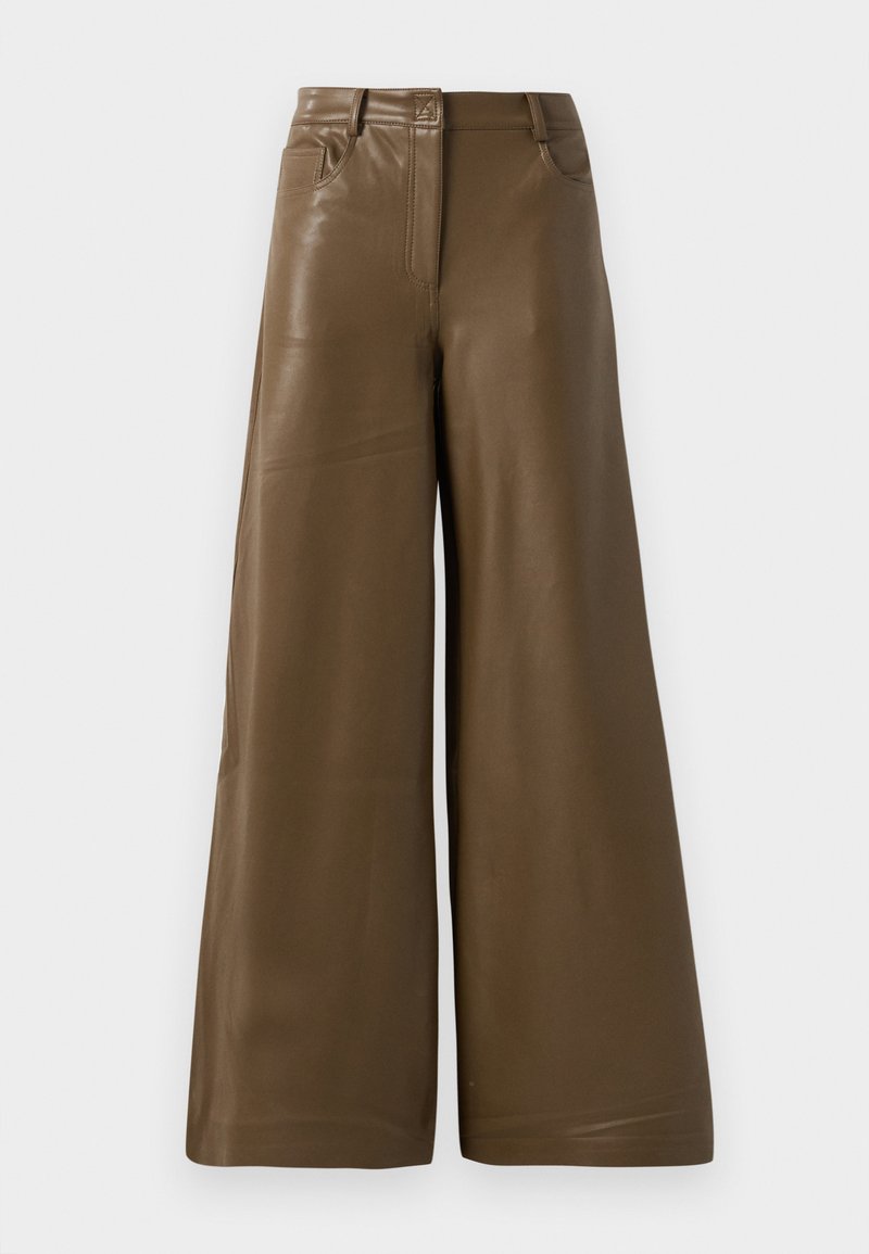 Norma Kamali Broek donkerbruin