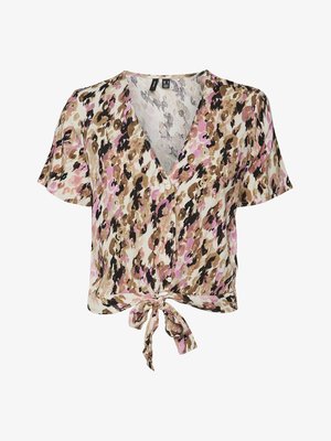 Vero Moda, VMEASY SHIRT TIE - Bluza - beige