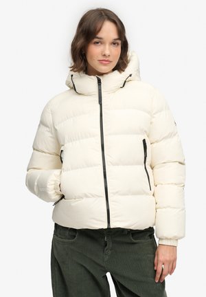 Superdry & Co HOODED  - Jachetă de iarnă - off white