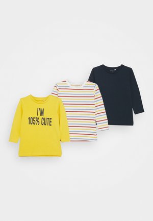 NBMNADIM BABY 3 PACK - Longsleeve - spicy mustard