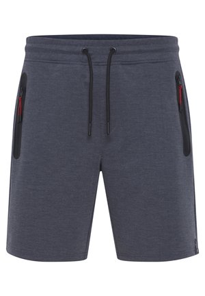 Hallidehallide spordilühikesed, millel on tekstuuriga muster, elastne vöökoht, reguleeritav pael ja kaks lukuga taskut punaste aktsentidega.