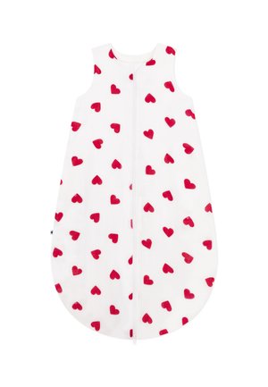 UNISEX - Babahálózsák - marshmallow/red