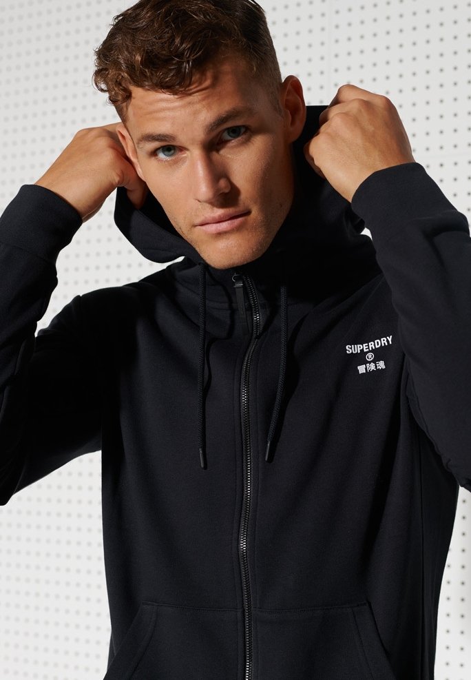 superdry zip up hoodie