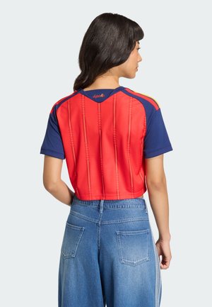SPAIN 26 HOME CROPPED - T-shirt imprimé - vivid red