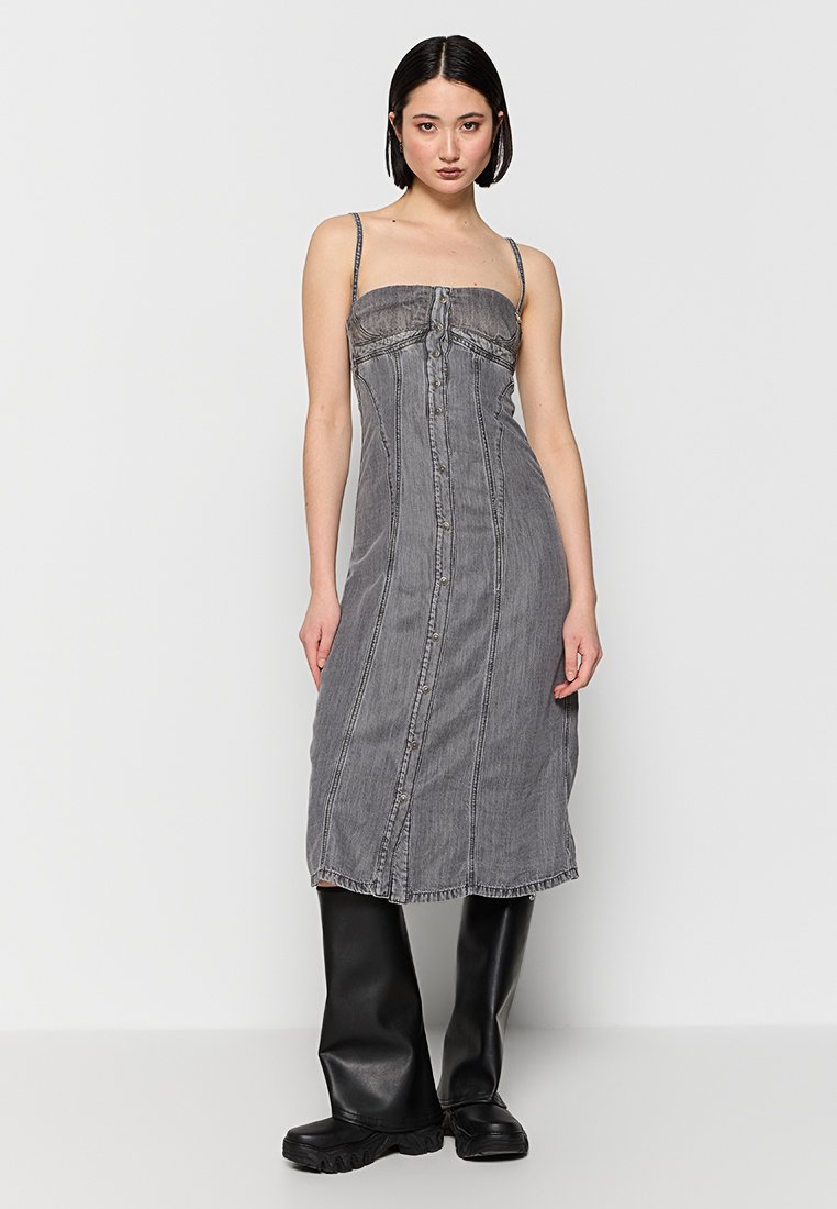 Diesel Jeansjurken grijs