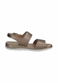 Caprice Kiilakorkosandaali - taupe metallic